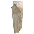 Load image into Gallery viewer, Meryll Rogge Silver Sequined Asymmetrical Hem Draped Tulle Midi Skirt
