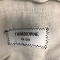Load image into Gallery viewer, Thom Browne Tan / White Dolphin Embroidered Cropped Wool Pants / Trousers
