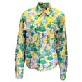 Load image into Gallery viewer, Plan C Green Multi Floral Printed Boxy Shirt Jacket
