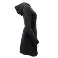 Load image into Gallery viewer, Brunello Cucinelli Grey Hooded Cashmere with Satin Belt Coat
