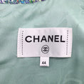 Load image into Gallery viewer, Chanel Blue Green Fantasy Tweed Blouse
