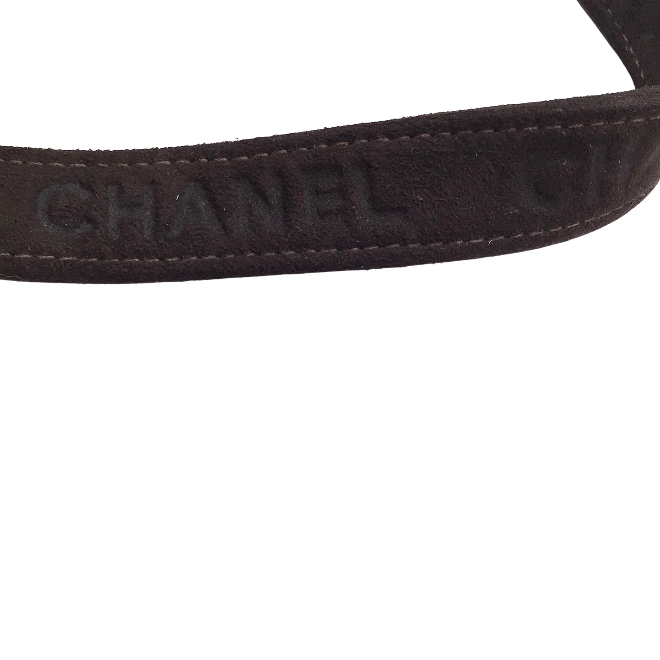 Chanel Vintage Brown Shearling Wool Tote