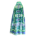 Load image into Gallery viewer, Prabal Gurung Blue / Green Multi Printed Tie-Neck Sleeveless Silk Top
