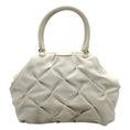 Load image into Gallery viewer, Smythson Quilted Framed Ivory Leather Satchel
