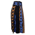 Load image into Gallery viewer, Marni Black Multi Chain Print Pleated Wool Skirt
