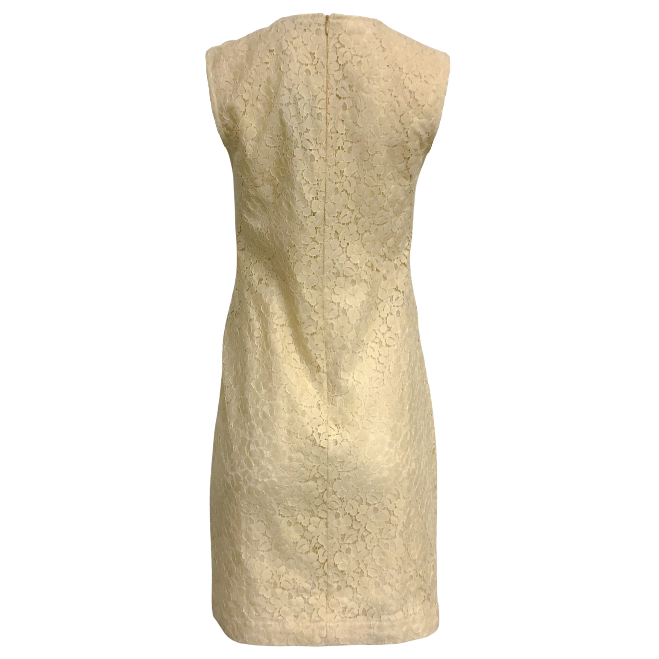 Belstaff Parchment Leah Lace Sleeveless Casual Dress