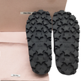 Load image into Gallery viewer, Miu Miu Black Crystal Button Slide Sandals
