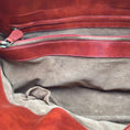 Load image into Gallery viewer, Bottega Veneta Cornely Embroidered Intrecciato Woven Brick Red Leather Tote
