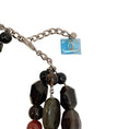 Load image into Gallery viewer, Chanel 3 Strand Beaded and Strass Necklace with Charm
