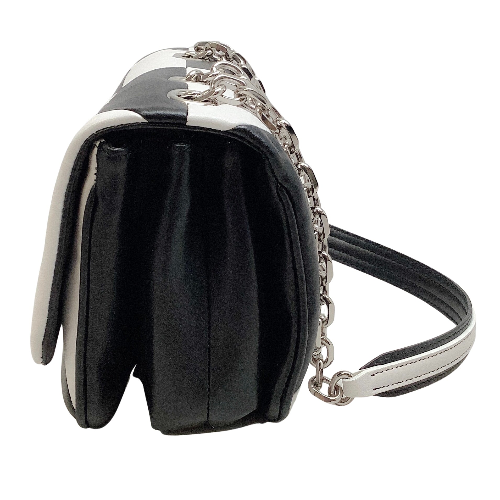 Calvin Klein 205W39NYC Black / White Billie Flap Bag