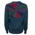 Load image into Gallery viewer, Chanel Dark Turquoise Cashmere Shimmer Cardigan
