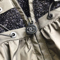 Load image into Gallery viewer, Chanel Olive Green / Black Nylon and Sparkle Metallic Hooded Full Zip Jacket
