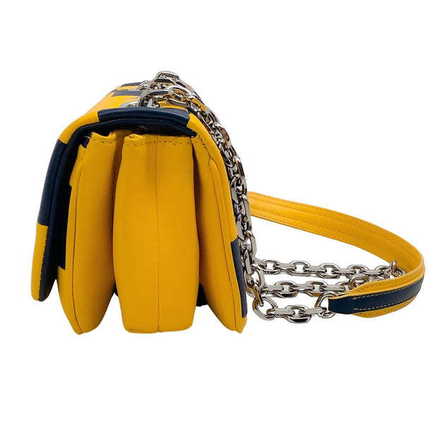 Calvin Klein 205W39NYC Navy / Yellow Billie Flap Bag