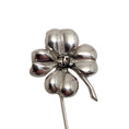 Load image into Gallery viewer, Chanel 2009 Sterling Silver Clover Stick Pin
