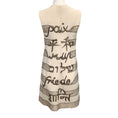 Load image into Gallery viewer, Valentino Cream Wool Sleeveless Peace Dress
