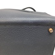 Celine Navy Blue Leather Ring Bag
