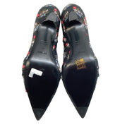 Erdem Black Ottoman Jacquard Sienna Ankle Boots