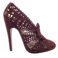 Load image into Gallery viewer, ALAÏA Wine Laser Cut Out Pumps
