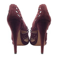 Load image into Gallery viewer, ALAÏA Wine Laser Cut Out Pumps
