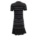 Load image into Gallery viewer, Alexander McQueen Black / White Stretch Knit Short Sleeved Dress
