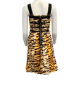 Load image into Gallery viewer, Dolce & Gabbana Gold / Black Animal Print Sleeveless Dress with Drawstring Hem
