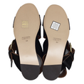 Load image into Gallery viewer, Michel Vivien Black Suede Traver Sandals
