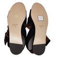 Load image into Gallery viewer, Michel Vivien Black Suede Traver Sandals
