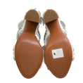 Load image into Gallery viewer, ALAÏA White Leather Grommet with Ankle Strap Sandals
