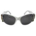 Load image into Gallery viewer, Chanel White Crystal Bijou Numero 1 Sunglasses
