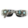 Load image into Gallery viewer, Chanel White Crystal Bijou Numero 1 Sunglasses

