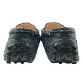 Load image into Gallery viewer, Tod's Teal Python Drivers Loafer Flats
