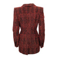 Load image into Gallery viewer, Givenchy Red / Black Tweed Double Breasted Blazer

