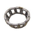Load image into Gallery viewer, Konstantino Sterling Silver and 18K Gold Wide Hinged Bracelet
