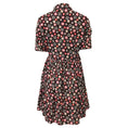 Load image into Gallery viewer, Kate Spade Black Multi Retro Floral Print Button Up Casual Dress
