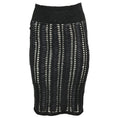 Load image into Gallery viewer, Chanel Black Woven Ribbon Skirt
