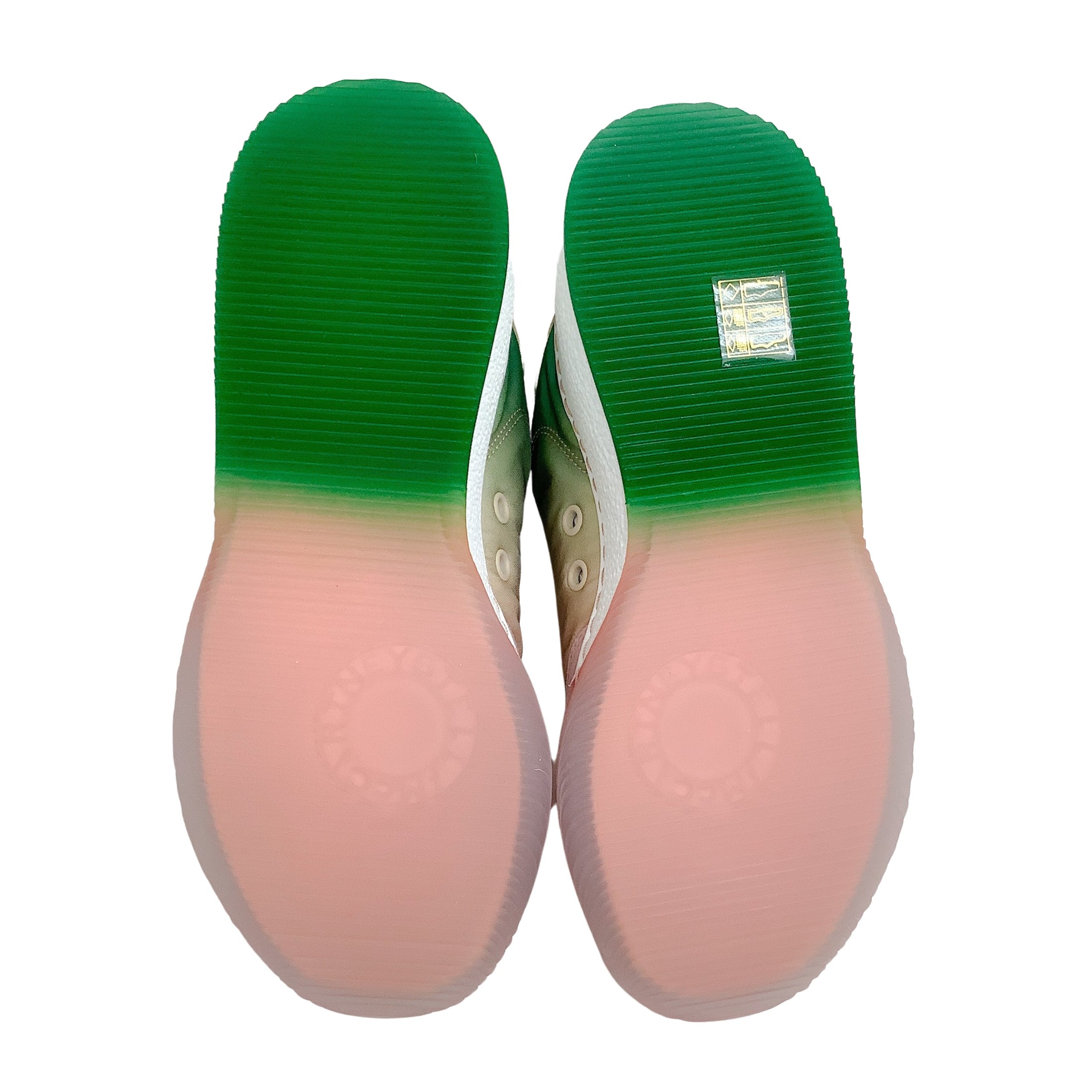 Stella McCartney Peach / Green Gradient Sneakers