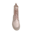 Load image into Gallery viewer, Alexander McQueen Tea Rose Pink Lace Up Booties with Rubber Soles
