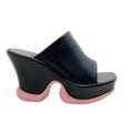 Load image into Gallery viewer, Stella McCartney Black / Pink Shroom Platform Sandals
