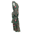Load image into Gallery viewer, Marni Pink / Green Multi Abstract Sleeveless with Tie Cocktail Dress
