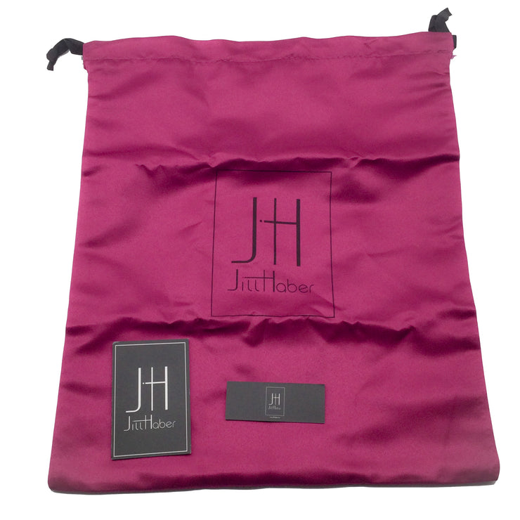 Jill Haber Mini Taupe Leather Cross Body Bag