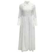 Erdem White Cotton Audley Dress