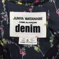 Load image into Gallery viewer, Junya Watanabe COMME des GARÇONS Black Multicolor Floral Denim Combo Casual Maxi Dress
