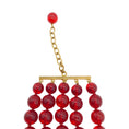 Load image into Gallery viewer, Chanel Vintage 1980's Red Glass Beads Necklace
