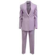 Givenchy Lilac Wool Cut Out Detail Suit