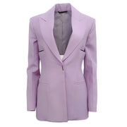 Givenchy Lilac Wool Cut Out Detail 2 Piece Suit