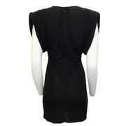 Versace Black Jersey Abito Donna Night Out Dress