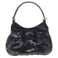 Load image into Gallery viewer, Gucci Black Dialux Queen Bow Hobo
