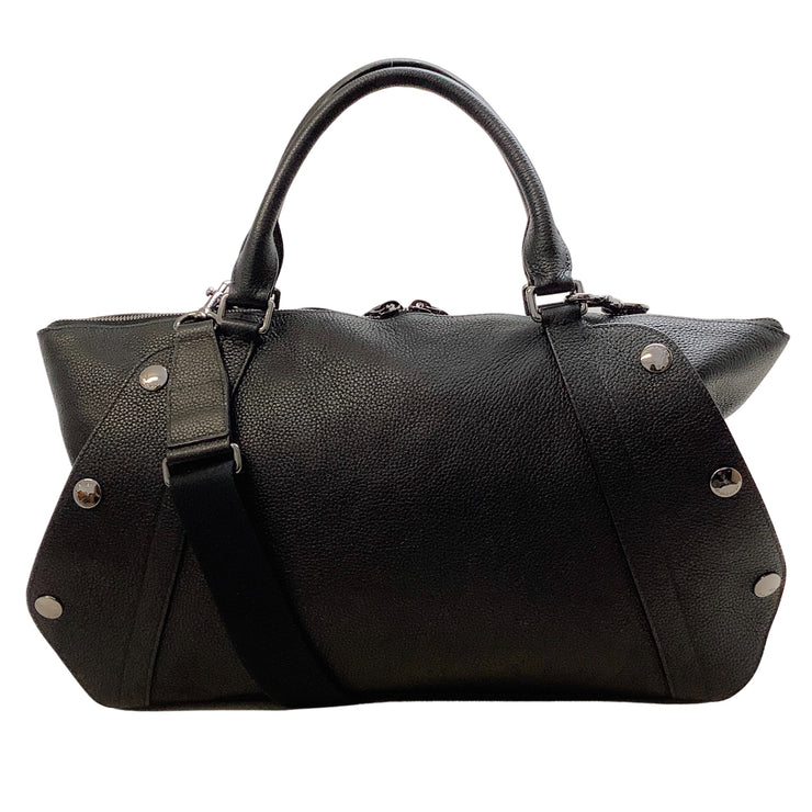 Tamara Mellon Pebbled Leather Bucket Bag