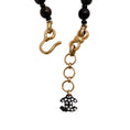 Load image into Gallery viewer, Chanel Black Wooden Bead Necklace with Strass Detail
