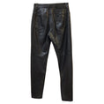 Load image into Gallery viewer, Ralph Lauren Collection Black Five Pocket Lambskin Leather Pants

